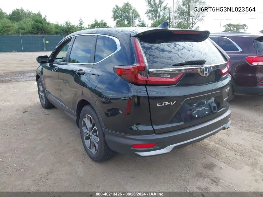 2022 Honda Cr-V Hybrid Ex VIN: 5J6RT6H53NL023564 Lot: 40213426