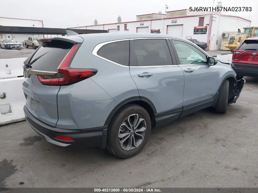 2022 Honda Cr-V 2Wd Ex VIN: 5J6RW1H57NA023783 Lot: 40213800