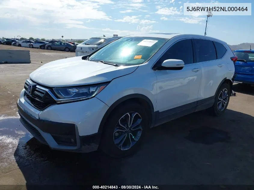 2022 Honda Cr-V 2Wd Ex VIN: 5J6RW1H52NL000464 Lot: 40214843