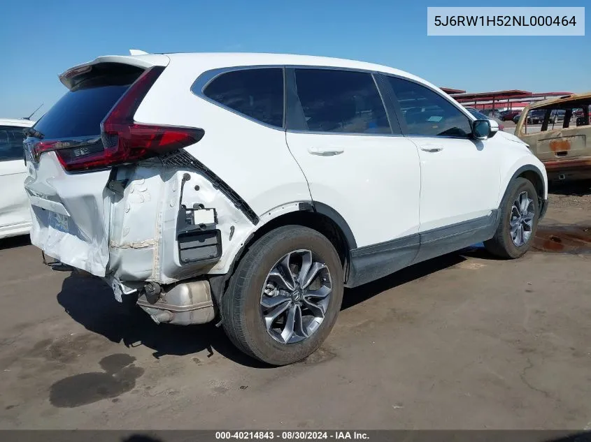 2022 Honda Cr-V 2Wd Ex VIN: 5J6RW1H52NL000464 Lot: 40214843