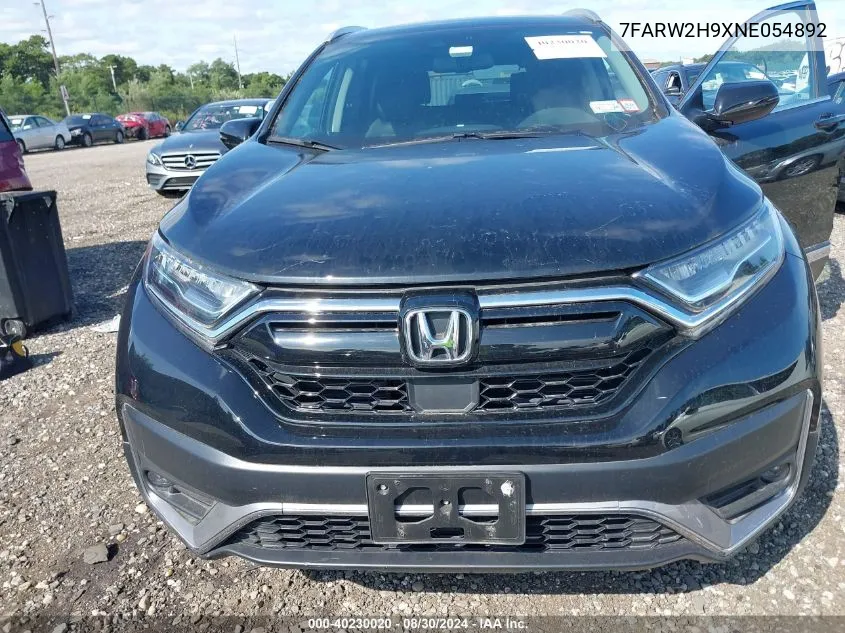 2022 Honda Cr-V Awd Touring VIN: 7FARW2H9XNE054892 Lot: 40230020