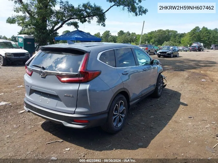 2HKRW2H59NH607462 2022 Honda Cr-V Awd Ex