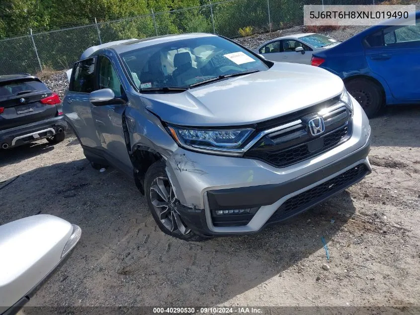 2022 Honda Cr-V Exl VIN: 5J6RT6H8XNL019490 Lot: 40290530