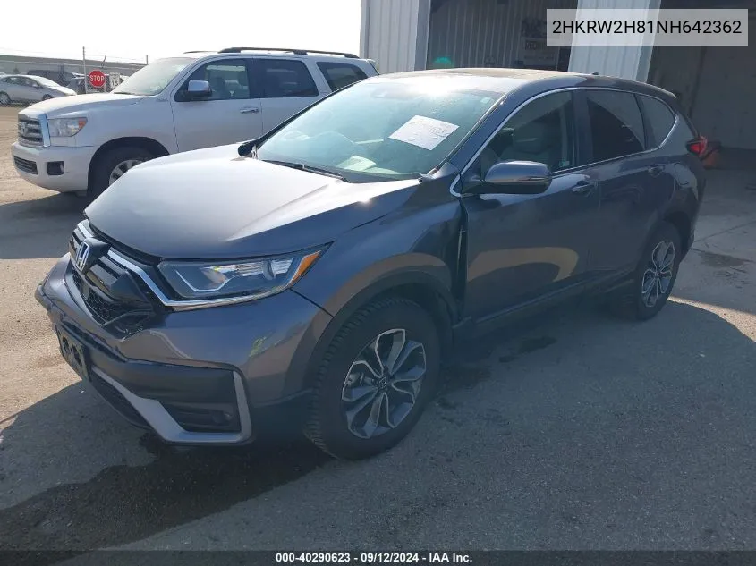 2HKRW2H81NH642362 2022 Honda Cr-V Awd Ex-L