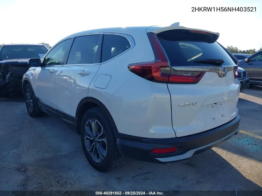 2HKRW1H56NH403521 2022 Honda Cr-V 2Wd Ex