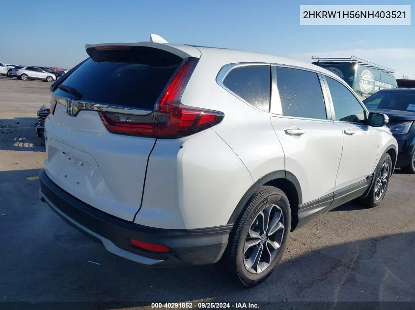 2HKRW1H56NH403521 2022 Honda Cr-V 2Wd Ex