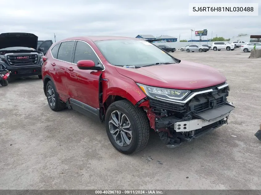 5J6RT6H81NL030488 2022 Honda Cr-V Hybrid Ex-L