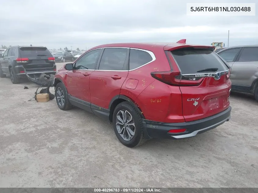 2022 Honda Cr-V Hybrid Ex-L VIN: 5J6RT6H81NL030488 Lot: 40296783