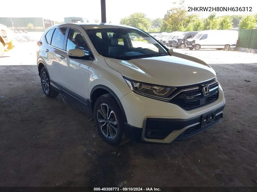 2HKRW2H80NH636312 2022 Honda Cr-V Awd Ex-L