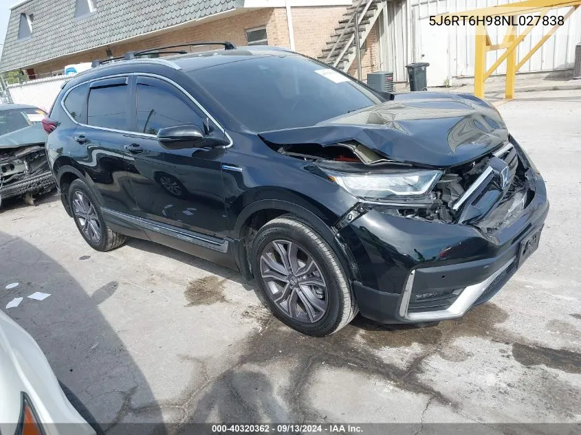 2022 Honda Cr-V Touring VIN: 5J6RT6H98NL027838 Lot: 40320362