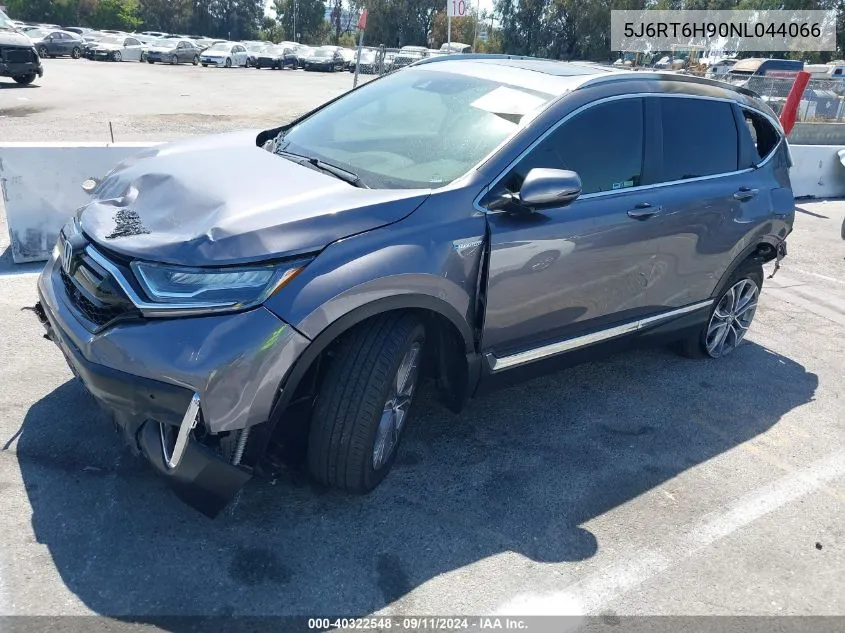 2022 Honda Cr-V Touring VIN: 5J6RT6H90NL044066 Lot: 40322548