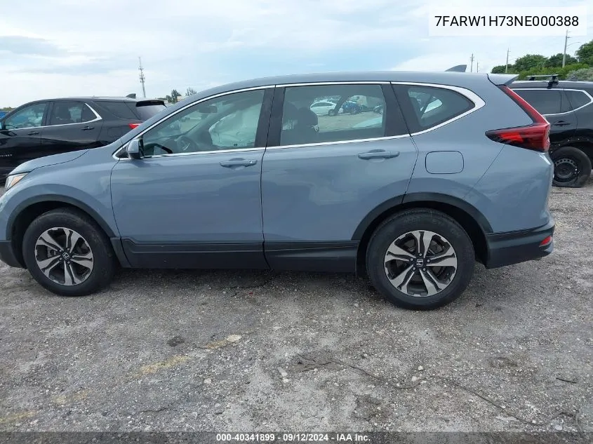 2022 Honda Cr-V 2Wd Special Edition VIN: 7FARW1H73NE000388 Lot: 40341899