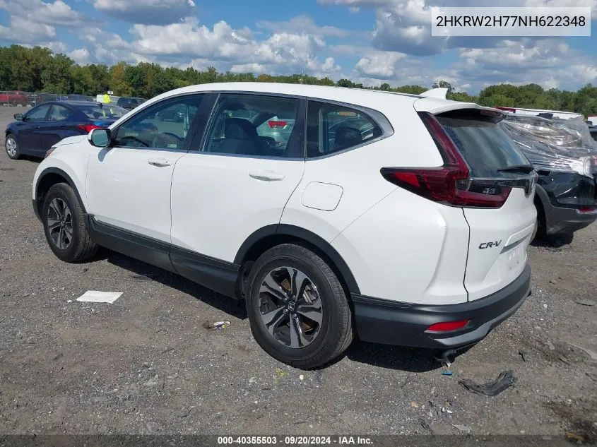 2022 Honda Cr-V Awd Special Edition VIN: 2HKRW2H77NH622348 Lot: 40355503