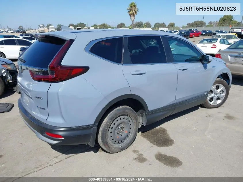 5J6RT6H58NL020823 2022 Honda Cr-V Hybrid Ex