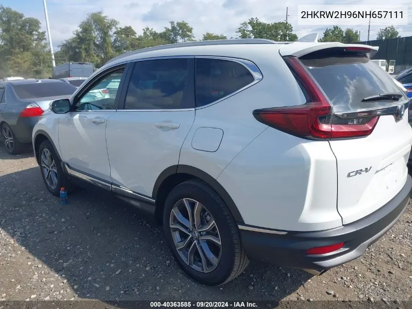 2HKRW2H96NH657111 2022 Honda Cr-V Awd Touring