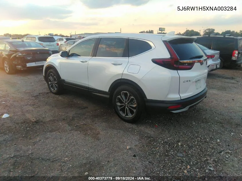 5J6RW1H5XNA003284 2022 Honda Cr-V Ex