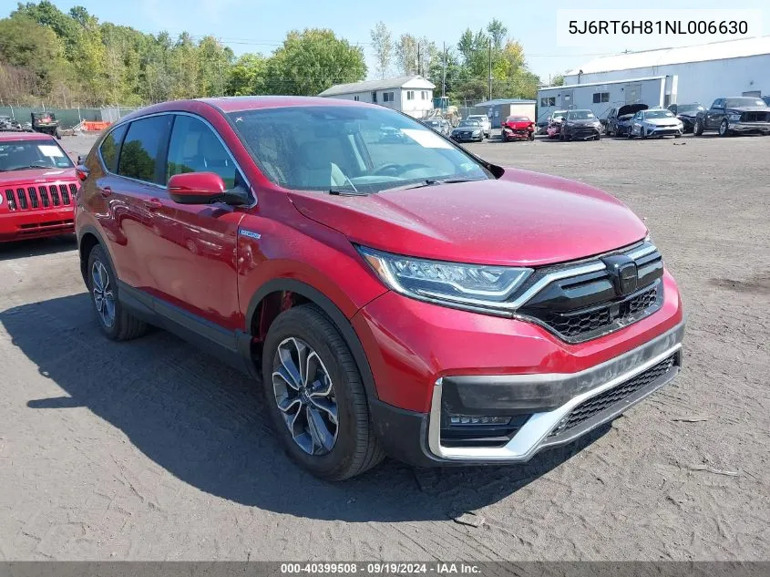 5J6RT6H81NL006630 2022 Honda Cr-V Hybrid Ex-L