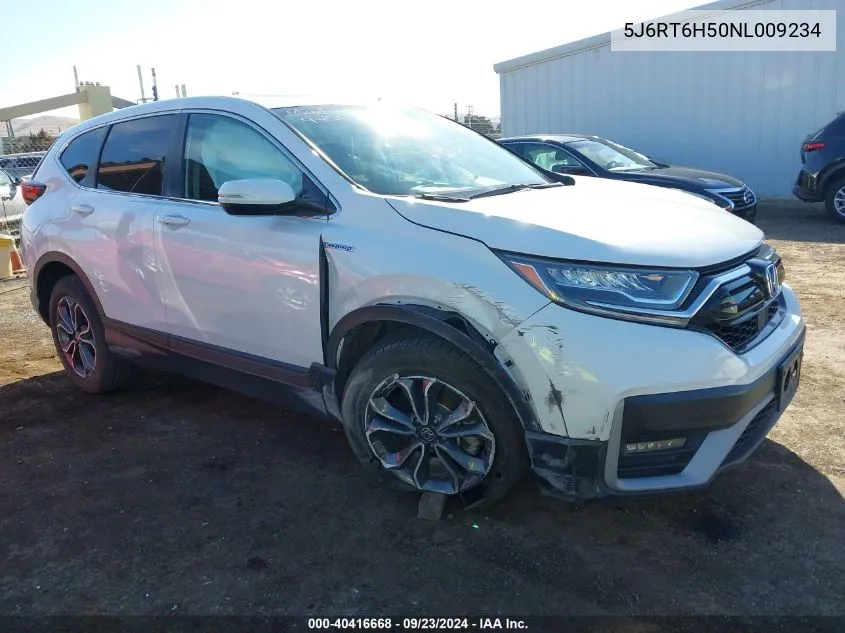 2022 Honda Cr-V Hybrid Ex VIN: 5J6RT6H50NL009234 Lot: 40416668