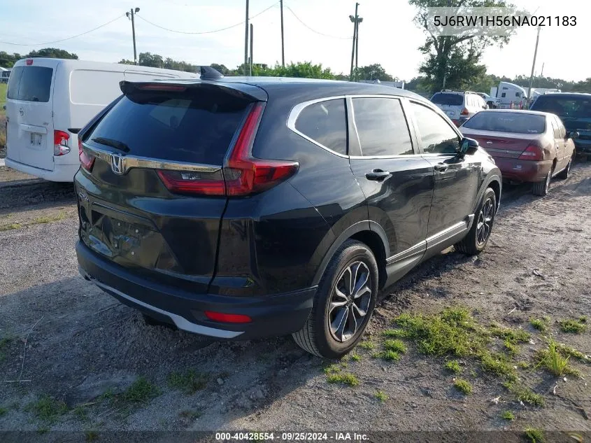 2022 Honda Cr-V 2Wd Ex VIN: 5J6RW1H56NA021183 Lot: 40428554