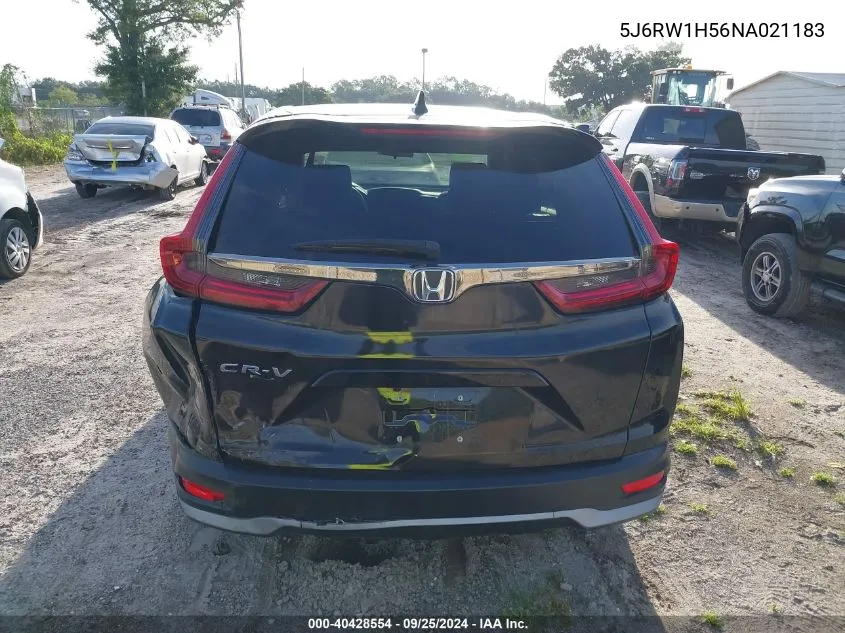 2022 Honda Cr-V 2Wd Ex VIN: 5J6RW1H56NA021183 Lot: 40428554