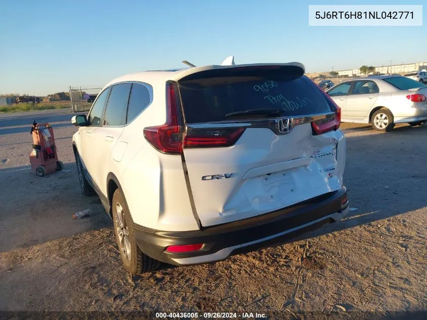 5J6RT6H81NL042771 2022 Honda Cr-V Exl