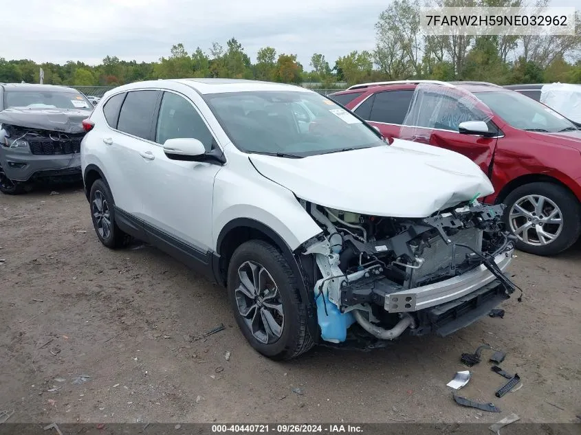 7FARW2H59NE032962 2022 Honda Cr-V Awd Ex