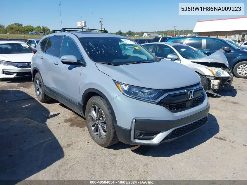 2022 Honda Cr-V 2Wd Ex-L VIN: 5J6RW1H86NA009223 Lot: 40504054