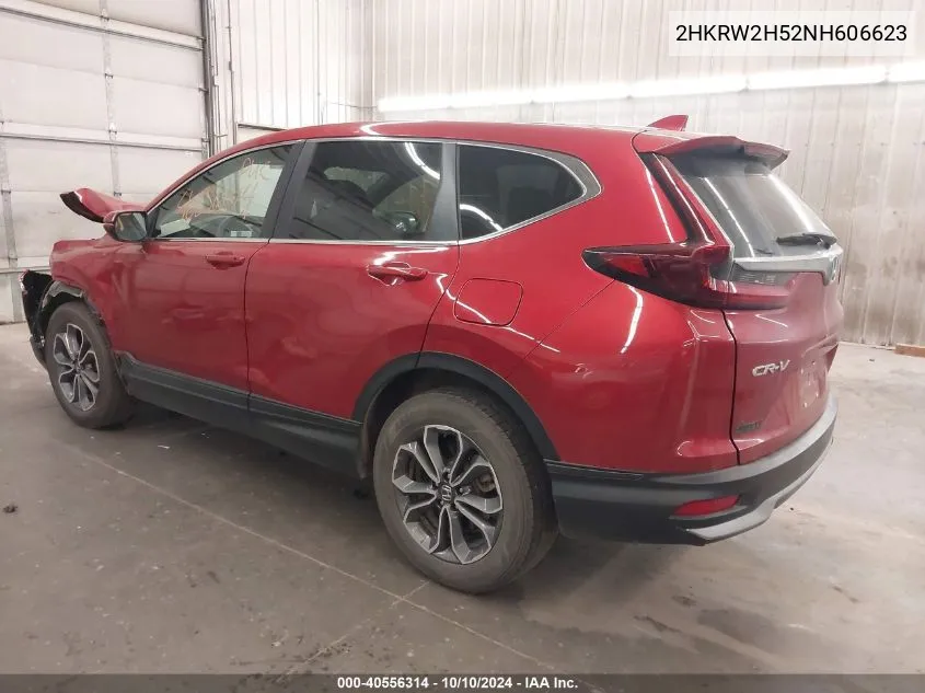 2022 Honda Cr-V Awd Ex VIN: 2HKRW2H52NH606623 Lot: 40556314