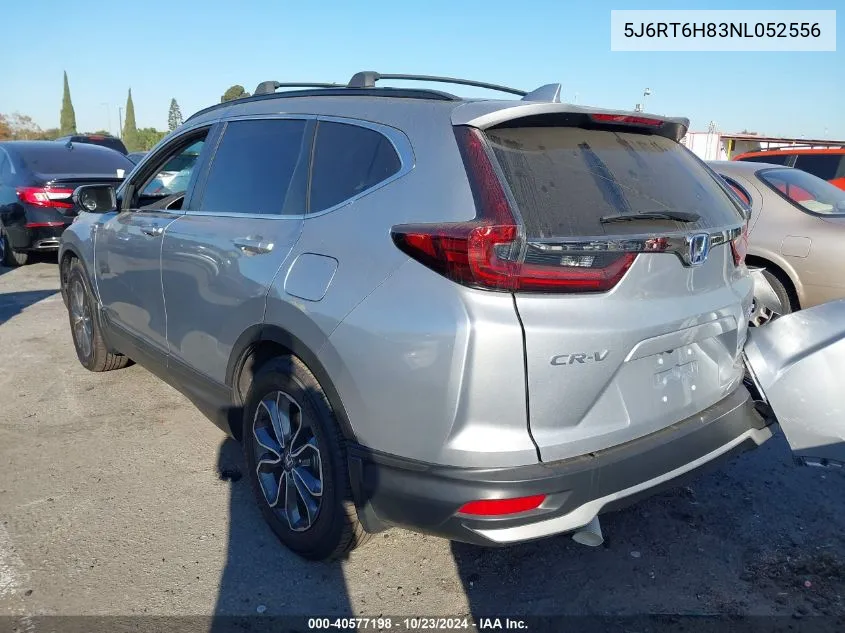 2022 Honda Cr-V Hybrid Ex-L VIN: 5J6RT6H83NL052556 Lot: 40577198