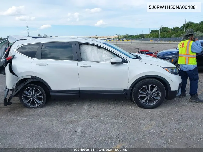 2022 Honda Cr-V 2Wd Ex VIN: 5J6RW1H50NA004881 Lot: 40609164