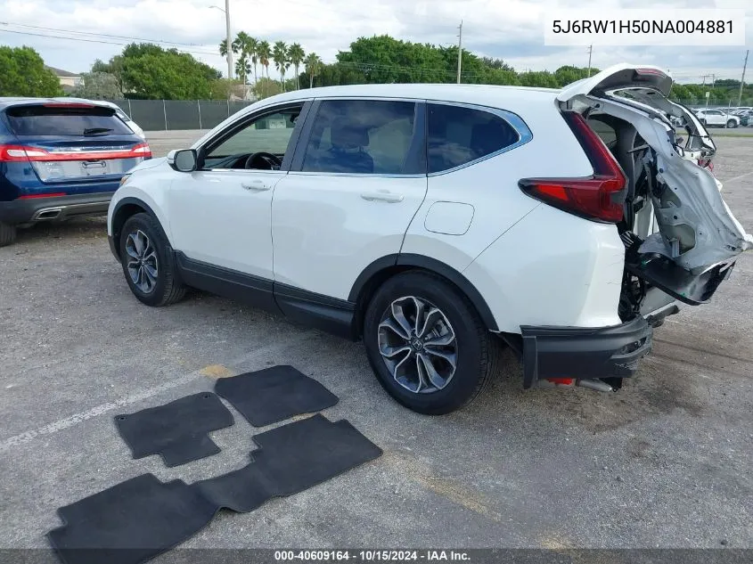 2022 Honda Cr-V 2Wd Ex VIN: 5J6RW1H50NA004881 Lot: 40609164