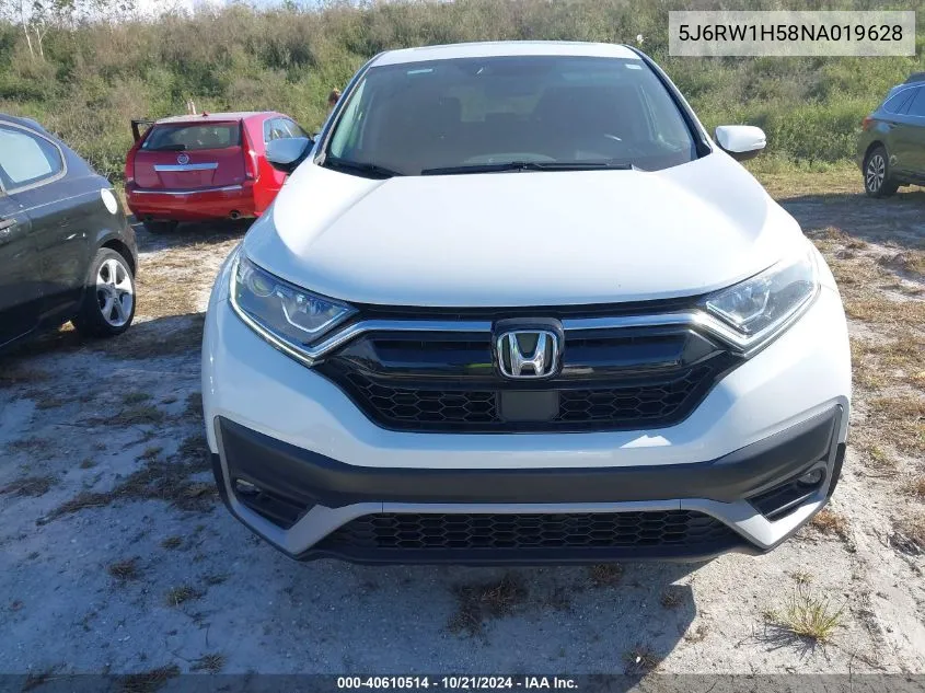 2022 Honda Cr-V 2Wd Ex VIN: 5J6RW1H58NA019628 Lot: 40610514