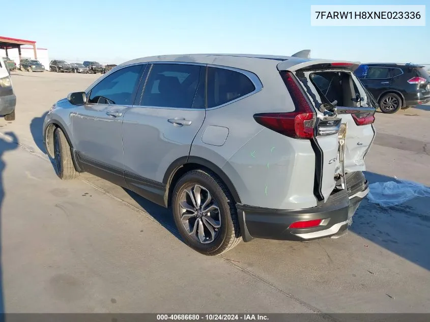 2022 Honda Cr-V 2Wd Ex-L VIN: 7FARW1H8XNE023336 Lot: 40686680