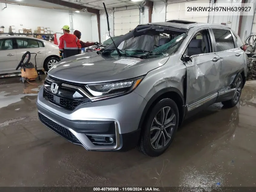 2022 Honda Cr-V Awd Touring VIN: 2HKRW2H97NH639927 Lot: 40795998