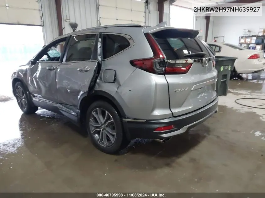 2022 Honda Cr-V Awd Touring VIN: 2HKRW2H97NH639927 Lot: 40795998