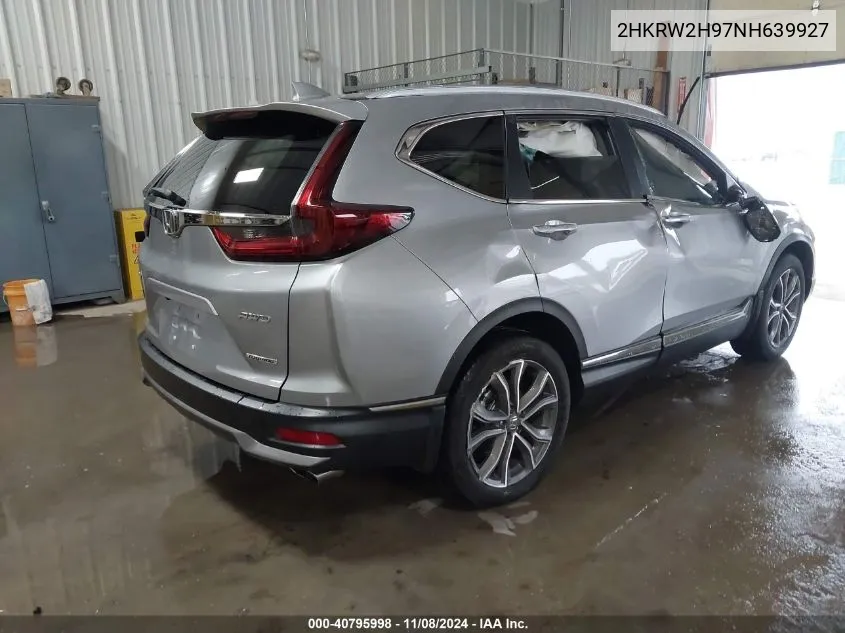 2022 Honda Cr-V Awd Touring VIN: 2HKRW2H97NH639927 Lot: 40795998