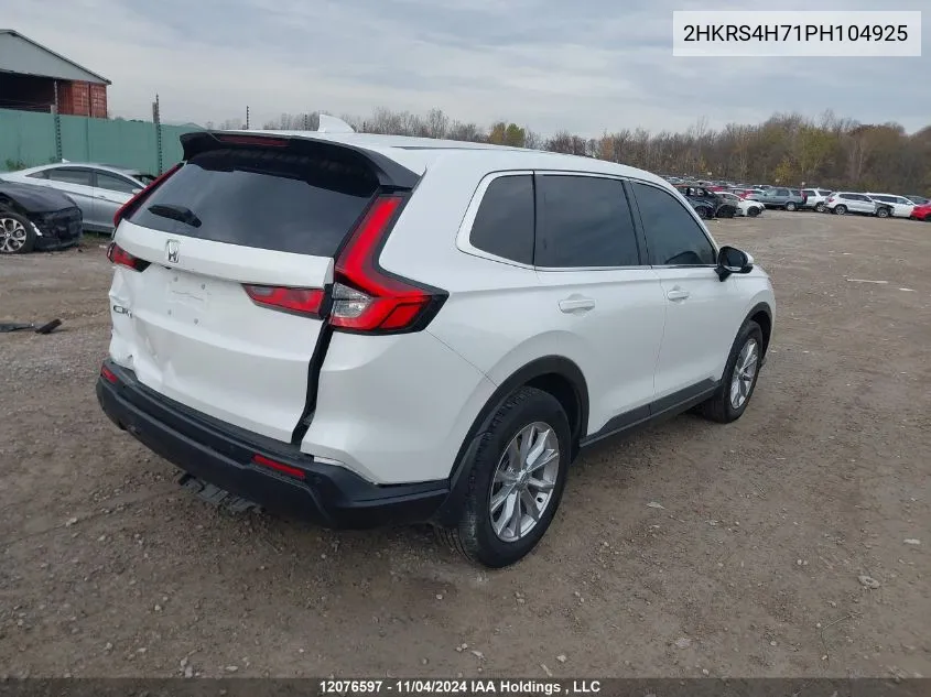 2023 Honda Cr-V VIN: 2HKRS4H71PH104925 Lot: 12076597