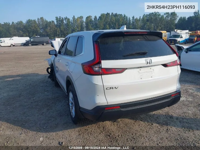 2023 Honda Cr-V VIN: 2HKRS4H23PH116093 Lot: 12102889