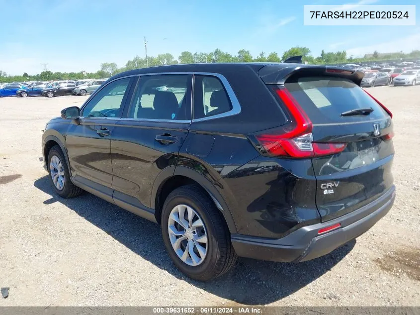 2023 Honda Cr-V Lx Awd VIN: 7FARS4H22PE020524 Lot: 39631652