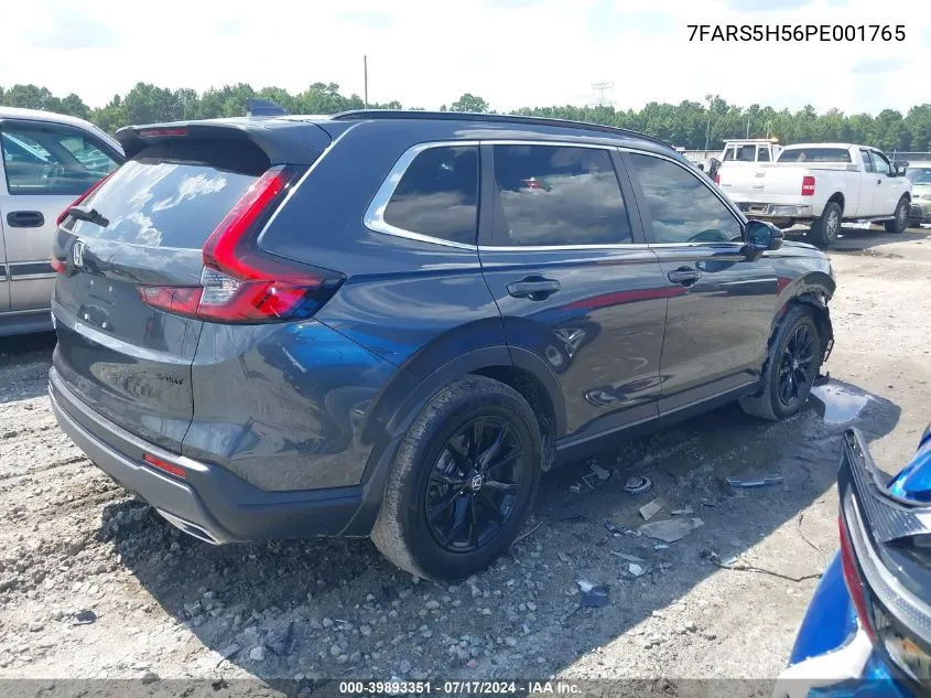 2023 Honda Cr-V Hybrid Sport VIN: 7FARS5H56PE001765 Lot: 39893351