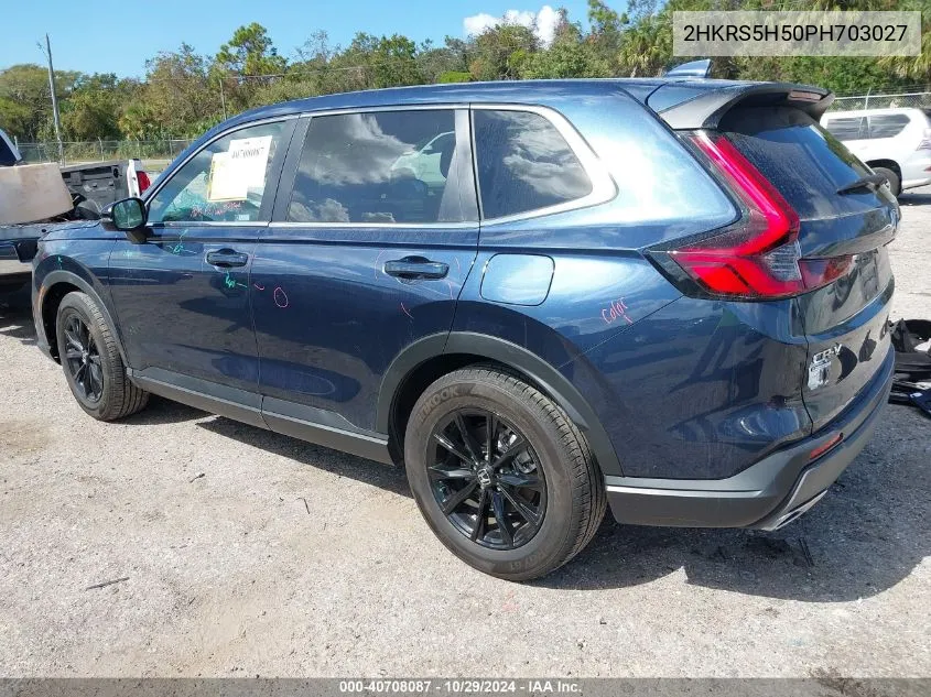 2023 Honda Cr-V Hybrid Sport VIN: 2HKRS5H50PH703027 Lot: 40708087