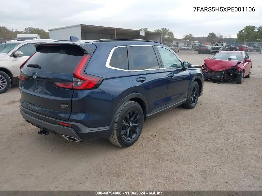 2023 Honda Cr-V Hybrid Sport VIN: 7FARS5H5XPE001106 Lot: 40794808