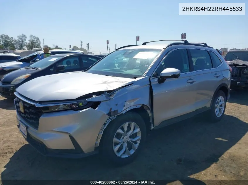 2HKRS4H22RH445533 2024 Honda Cr-V Lx Awd