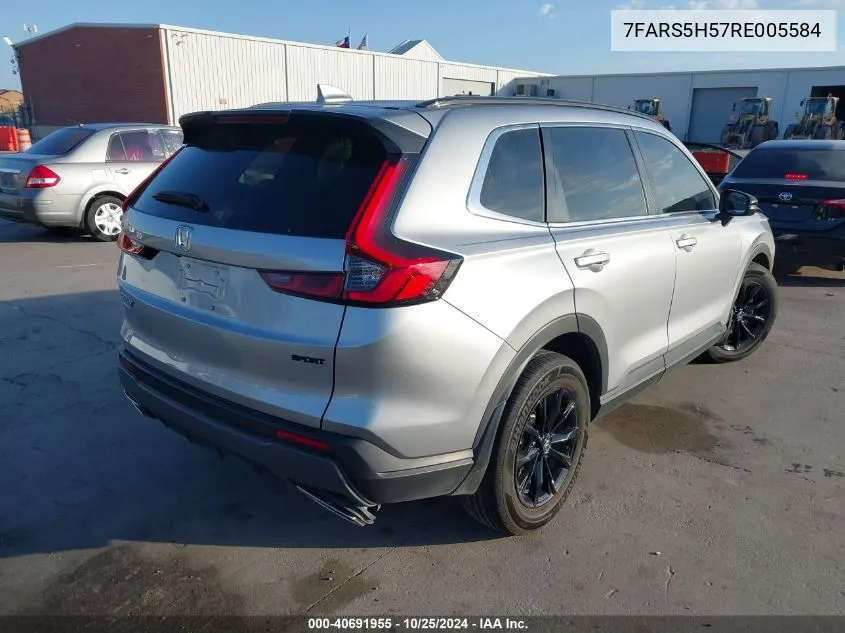 2024 Honda Cr-V Hybrid Sport VIN: 7FARS5H57RE005584 Lot: 40691955