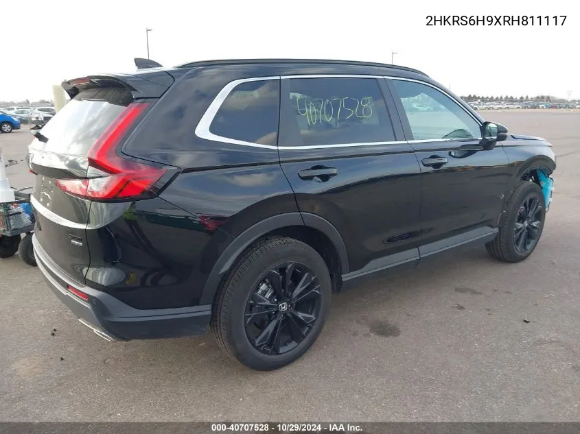 2024 Honda Cr-V Hybrid Sport Touring VIN: 2HKRS6H9XRH811117 Lot: 40707528