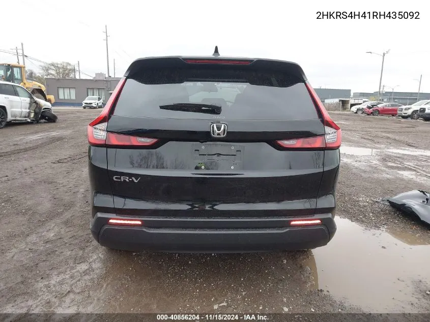 2024 Honda Cr-V Ex Awd VIN: 2HKRS4H41RH435092 Lot: 40856204