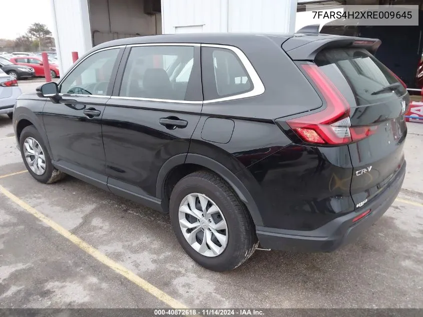 2024 Honda Cr-V Lx Awd VIN: 7FARS4H2XRE009645 Lot: 40872618