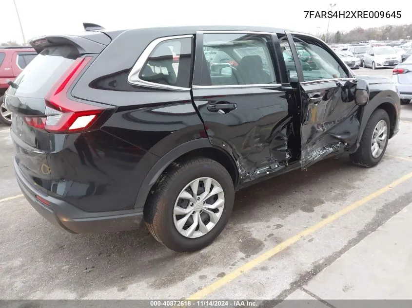 2024 Honda Cr-V Lx Awd VIN: 7FARS4H2XRE009645 Lot: 40872618