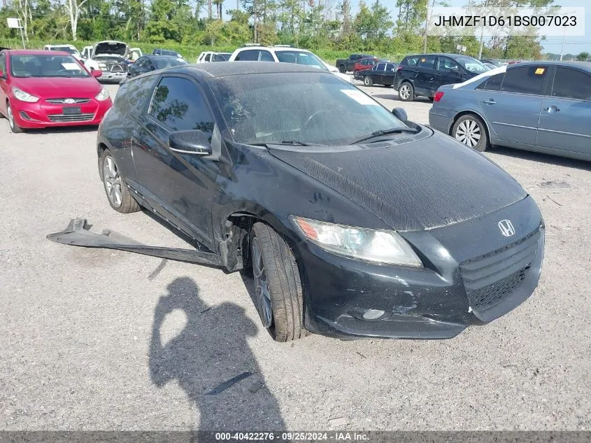 2011 Honda Cr-Z Ex VIN: JHMZF1D61BS007023 Lot: 40422276