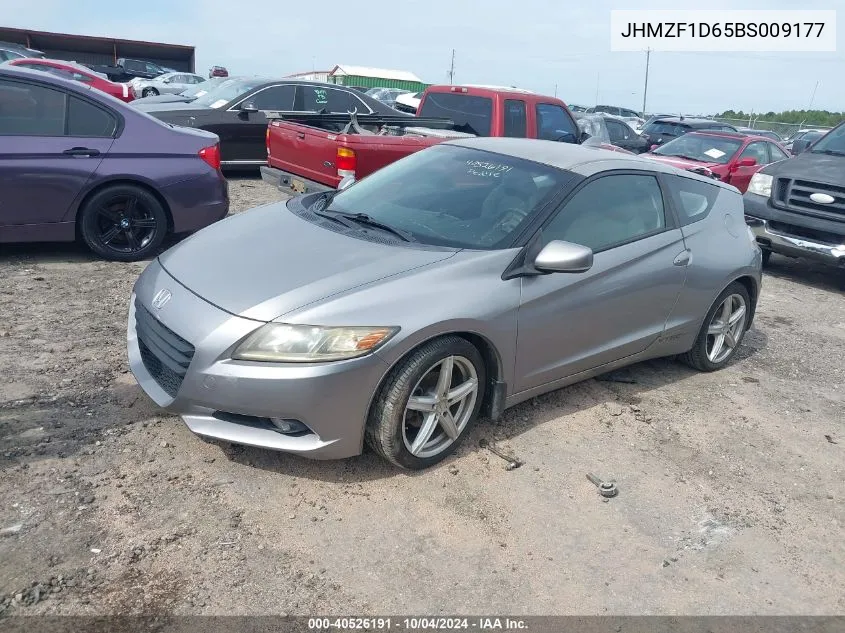 2011 Honda Cr-Z Ex VIN: JHMZF1D65BS009177 Lot: 40526191